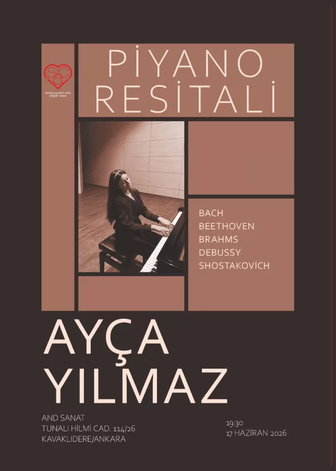Ayça Yılmaz-Piyano Resitali